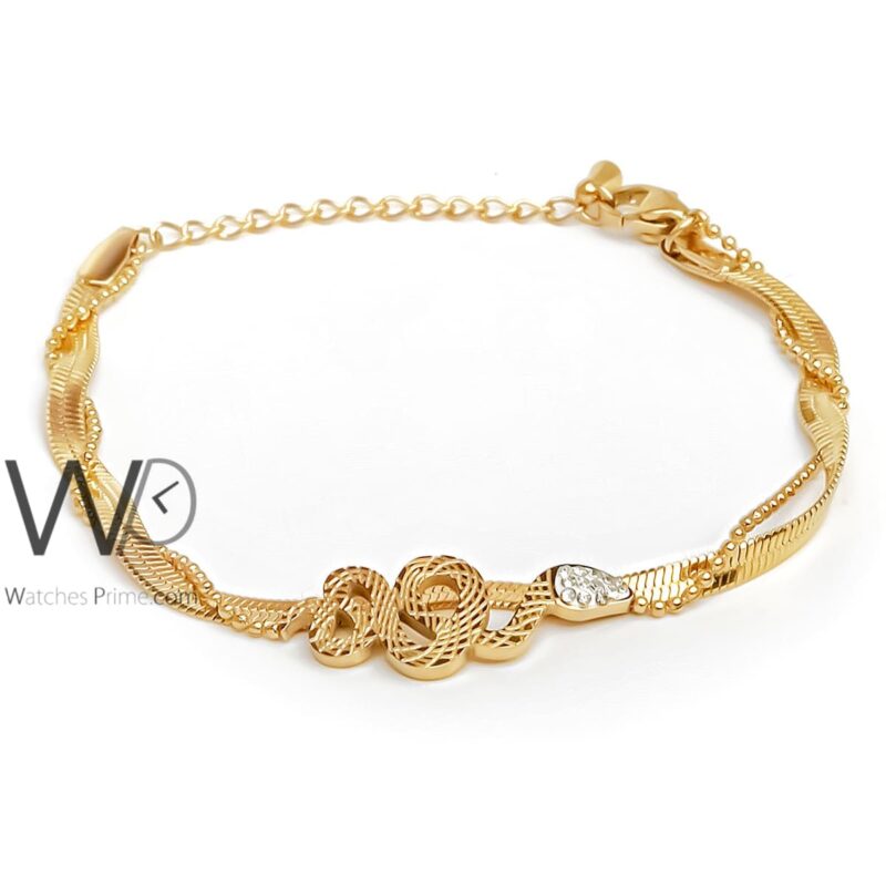Women's stainless steel gold bracelet | Watches Prime