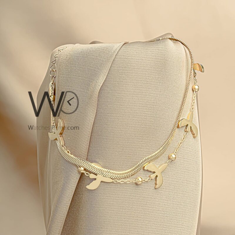 Stainless steel gold bracelet for ladies | Watches Prime