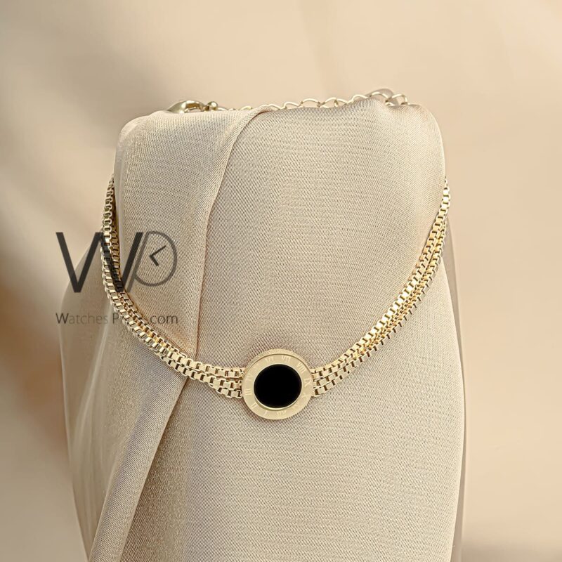 Women's stainless steel bracelet gold color | Watches Prime