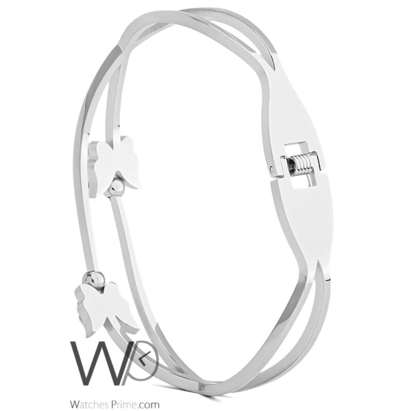 Butterflies silver double bracelet | Watches Prime